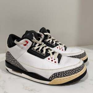 Air Jordan 3 Retro infrared 23 White/Black-Cement Grey Sneakers